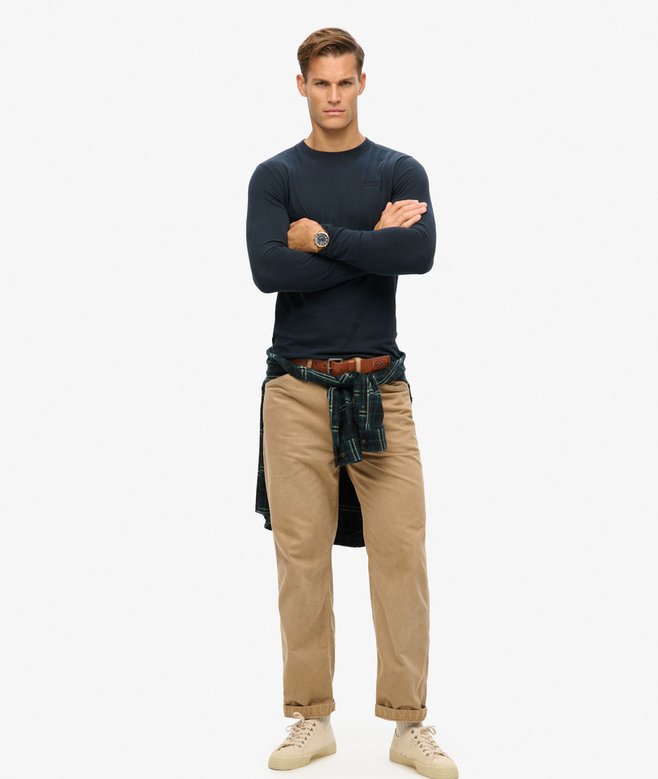 Superdry Organic Cotton Vintage Logo Embroidered Top