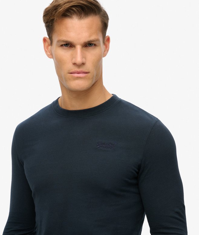 Superdry Organic Cotton Vintage Logo Embroidered Top