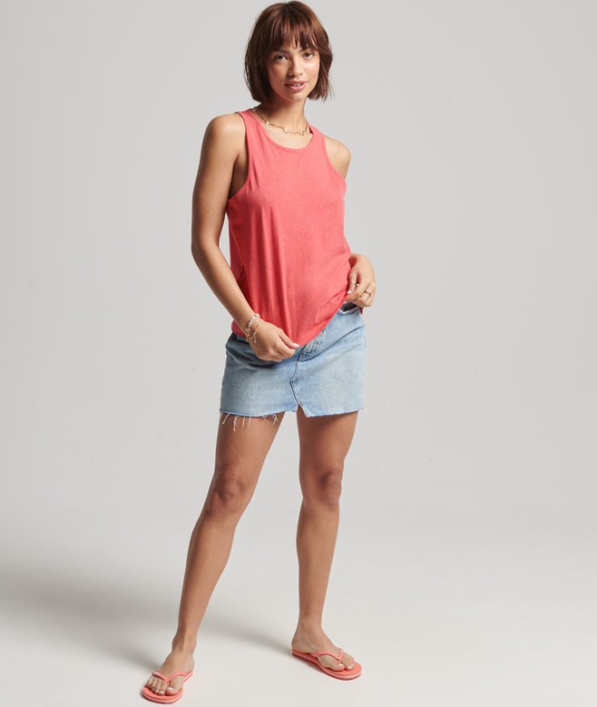 Superdry Organic Cotton Vintage Logo Embroidered Vest