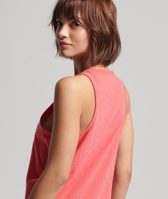 Superdry Organic Cotton Vintage Logo Embroidered Vest