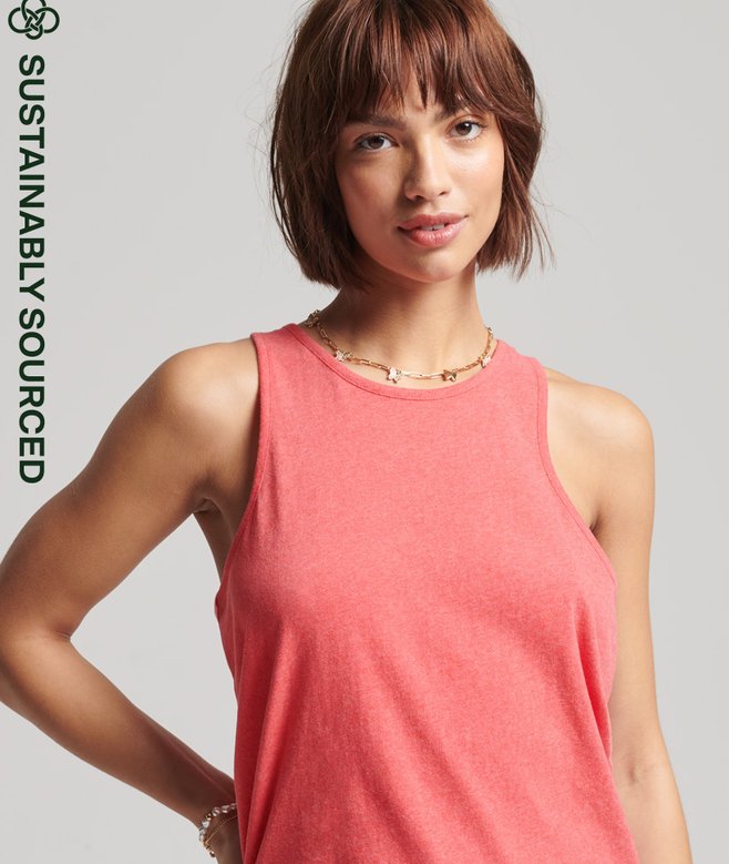 superdry Organic Cotton Vintage Logo Embroidered Vest