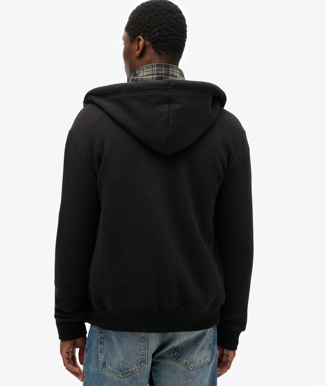 Superdry Organic Cotton Vintage Logo Embroidered Zip Hoodie