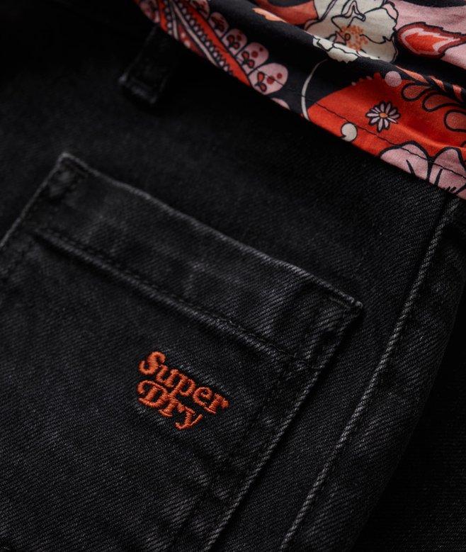 Superdry Organic Cotton Vintage Low Rise Slim Flare Jeans