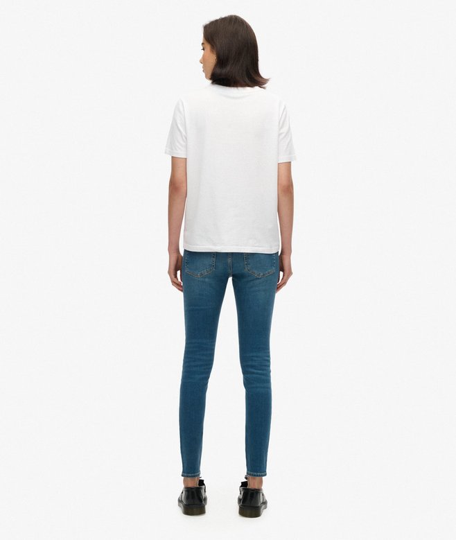 Superdry Organic Cotton Vintage Mid Rise Skinny Jeans