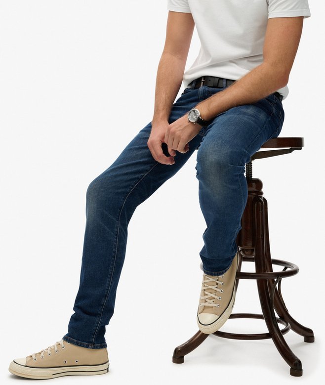 superdry Organic Cotton Vintage Slim Straight Jeans