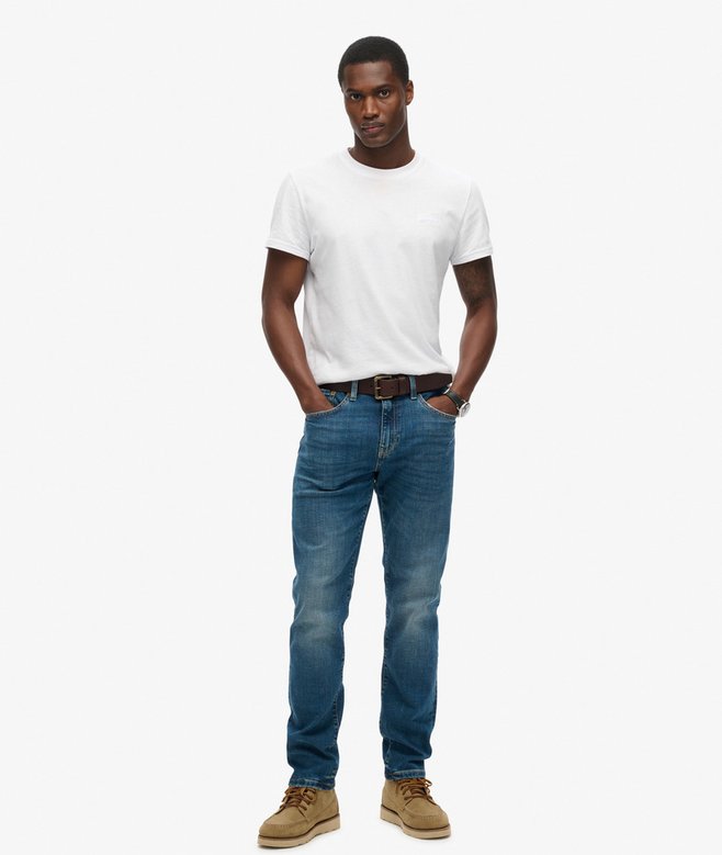 superdry Organic Cotton Vintage Slim Straight Jeans