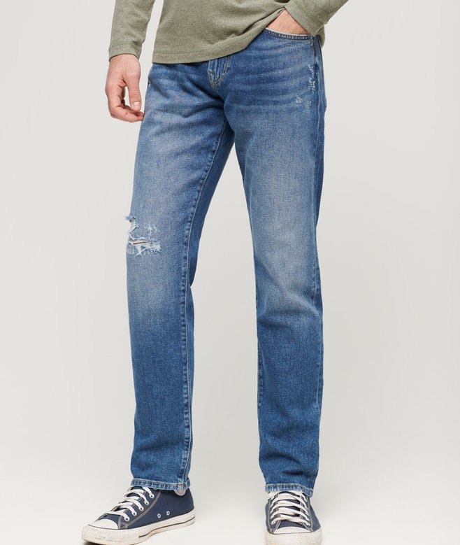 superdry Organic Cotton Vintage Slim Straight Jeans