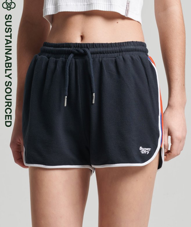 superdry Organic Cotton Vintage Stripe Racer Shorts
