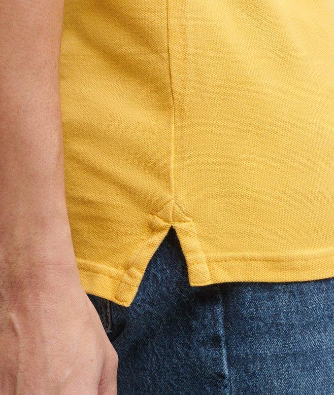 Superdry Organic Cotton Vintage Washed Pique Polo Shirt