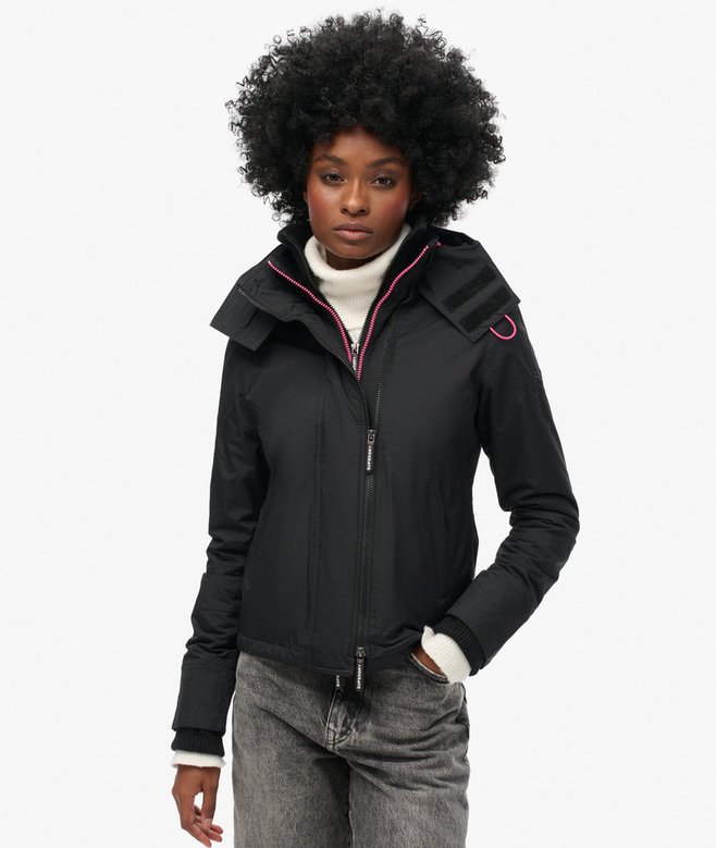 superdry Pop Zip Hooded Arctic SD-Windcheater Jacket