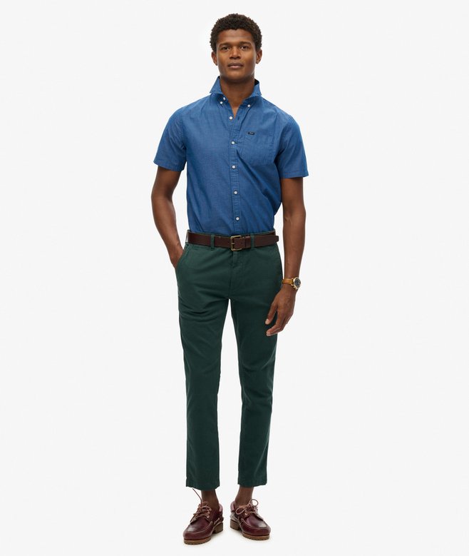 Superdry Premium University Oxford Short Sleeve Shirt