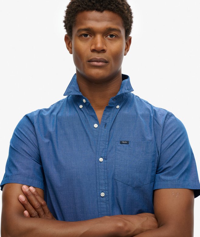 Superdry Premium University Oxford Short Sleeve Shirt