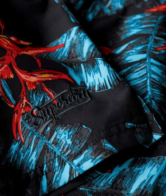 Superdry Recycled Hawaiian Print 17-inch Swim Shorts