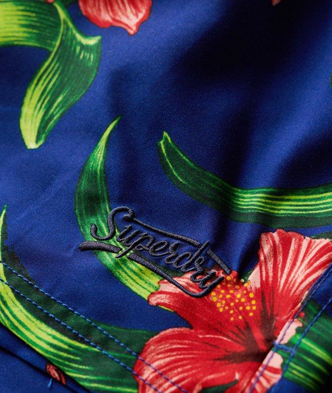 Superdry Recycled Hawaiian Print 17-inch Swim Shorts