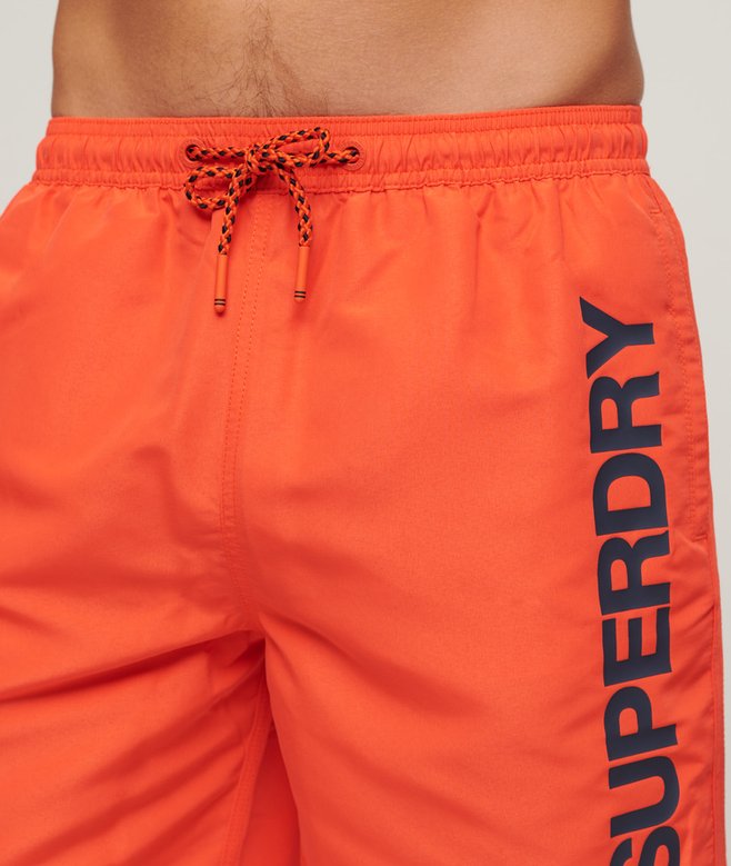 Superdry Sport Graphic 17-inch Recycled Swim Shorts