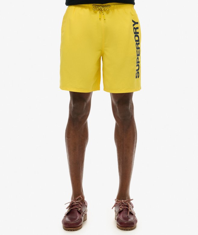 superdry Sport Graphic 17-inch Recycled Swim Shorts