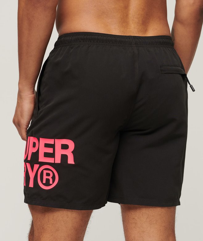Superdry Sportswear Logo 17-inch Recycled Swim Shorts