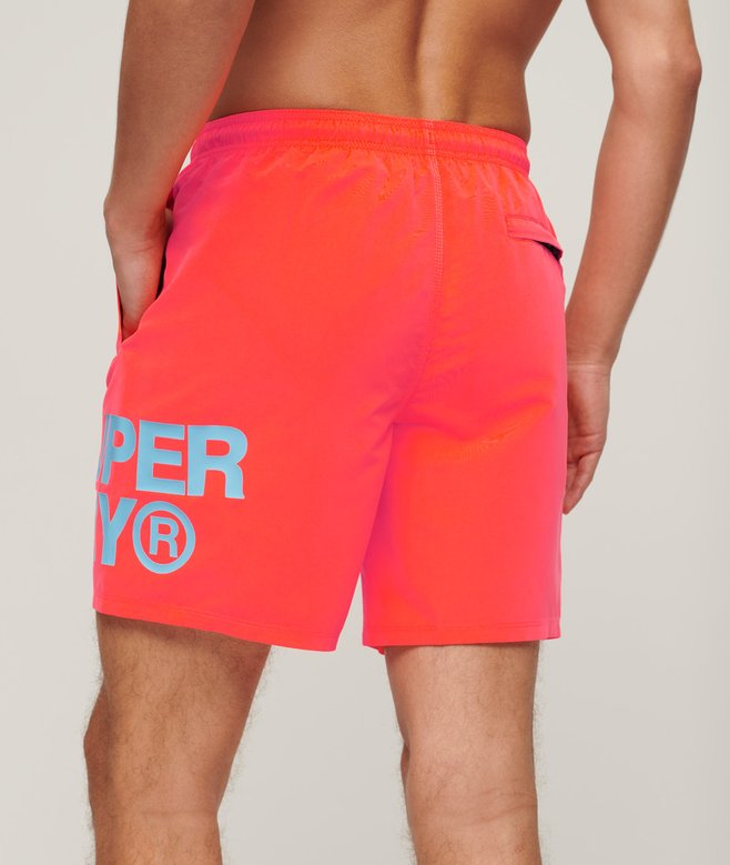 Superdry Sportswear Logo 17-inch Recycled Swim Shorts