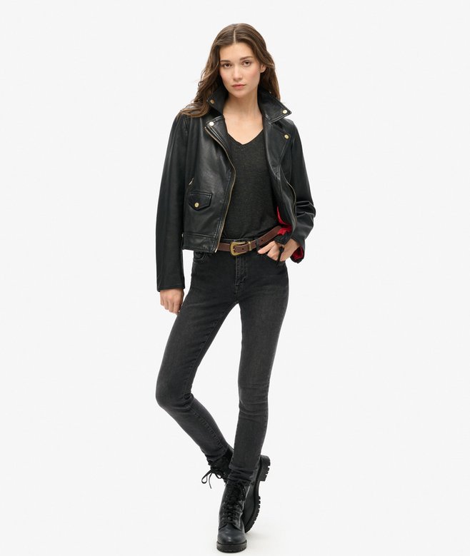 Superdry Studios Slub Embroidered V-Neckline T-Shirt