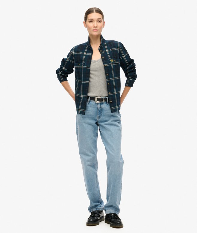 Superdry Studios Slub Embroidered V-Neckline T-Shirt