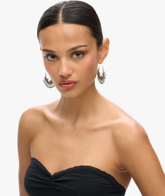 Superdry 50s Lace Bandeau Mini Dress