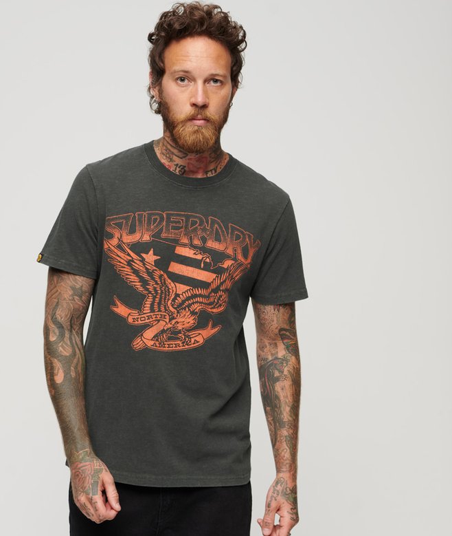 Superdry 70s Lo-Fi Graphic Band T-Shirt
