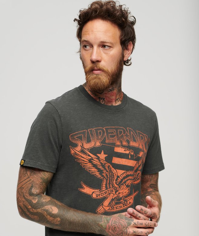 Superdry 70s Lo-Fi Graphic Band T-Shirt