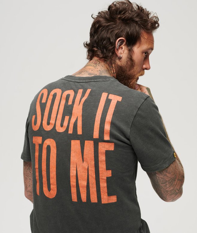 superdry 70s Lo-Fi Graphic Band T-Shirt