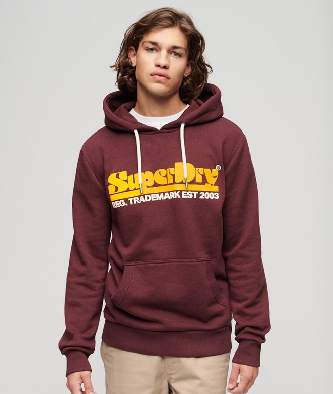 Superdry 70s Retro Font Logo Hoodie