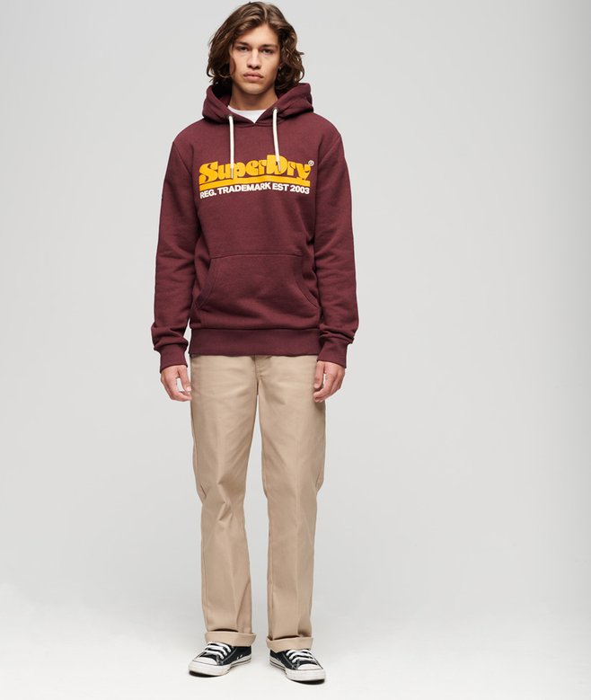 Superdry 70s Retro Font Logo Hoodie