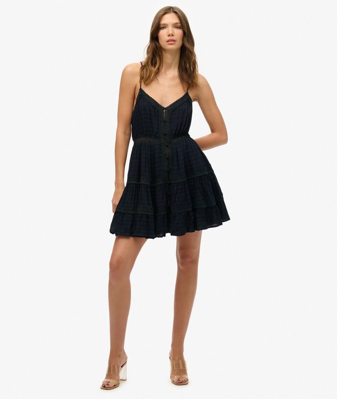 Superdry Alana Lace Trim Cami Dress