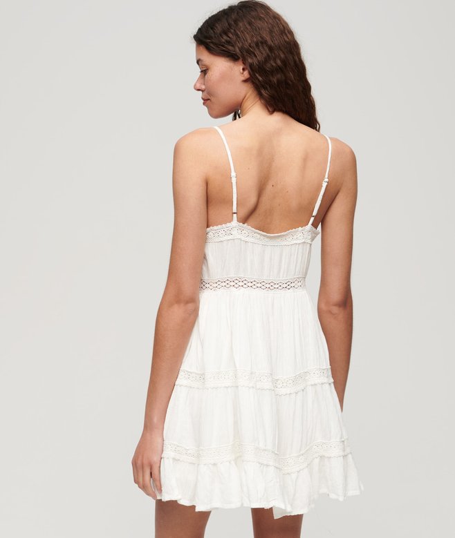 Superdry Alana Lace Trim Cami Dress
