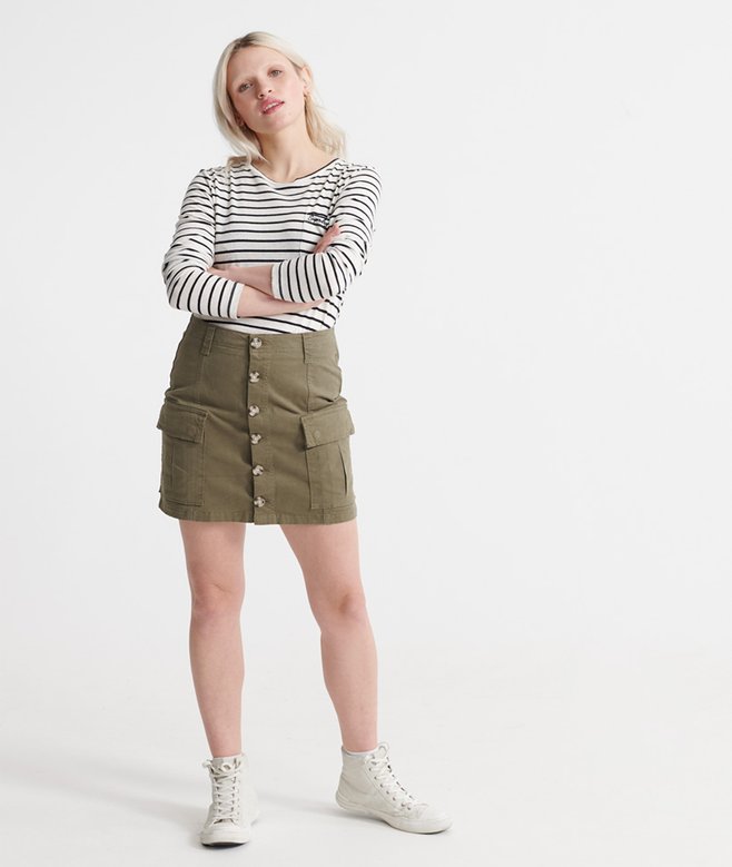 superdry Alchemy Cargo Mini Skirt