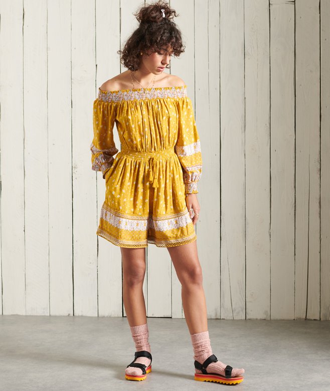 Superdry Ameera Off The Shoulder Playsuit