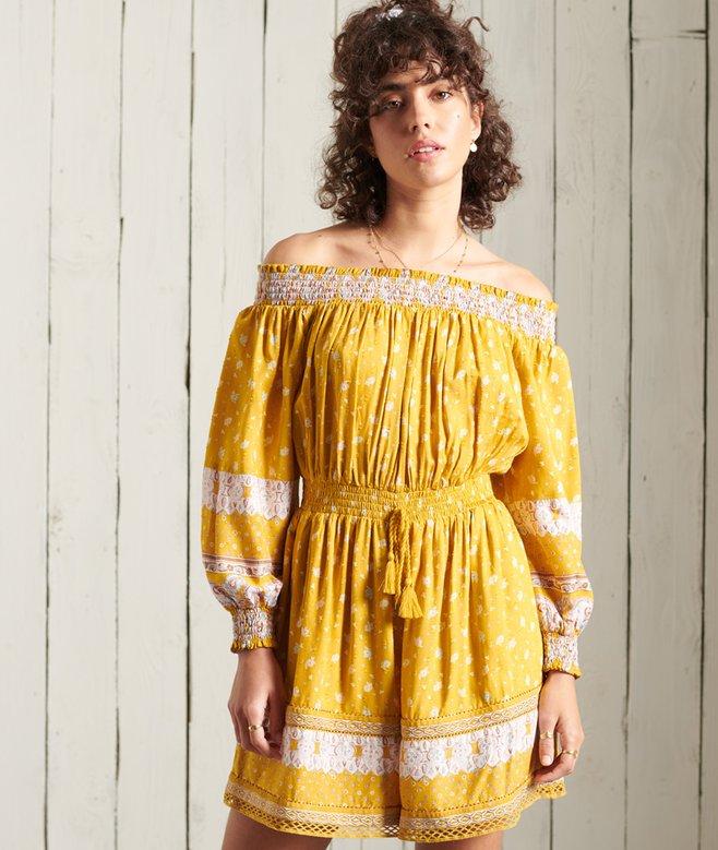 superdry Ameera Off The Shoulder Playsuit