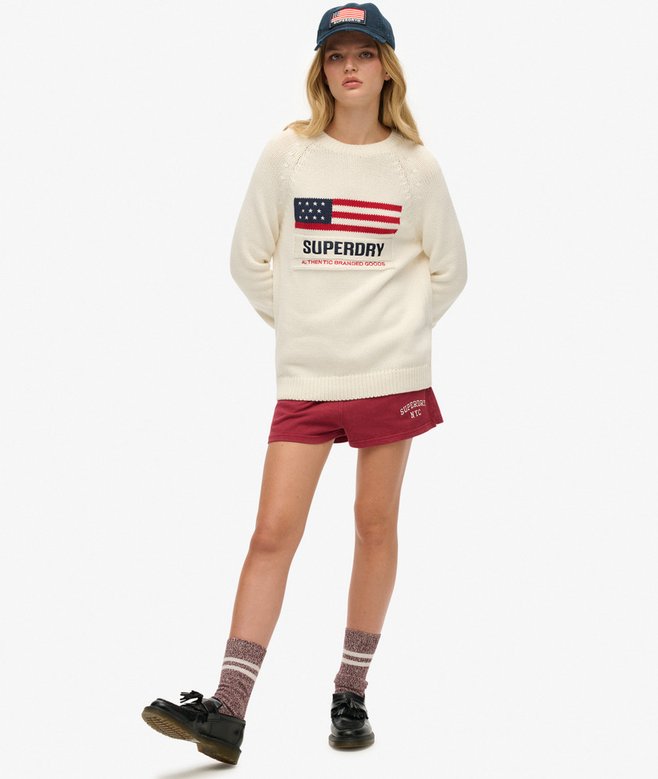 Superdry Americana Crew Knit Jumper