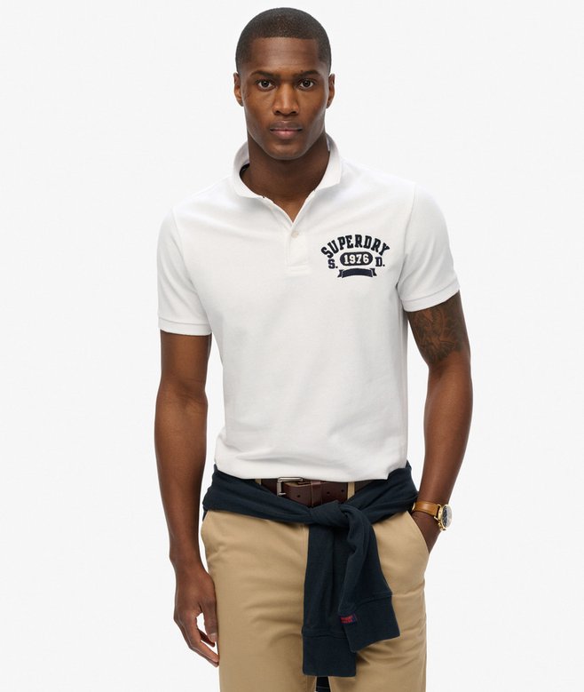 superdry Applique Classic Fit Polo