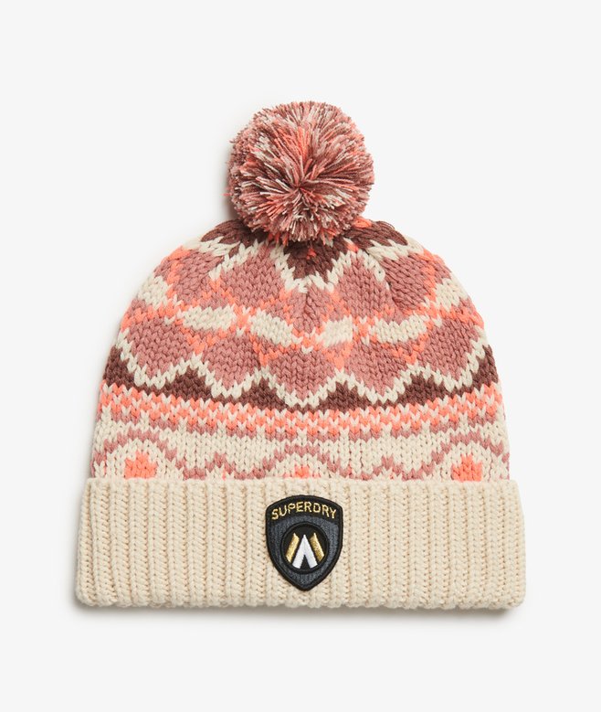 superdry Apres Ski Knitted Beanie Hat