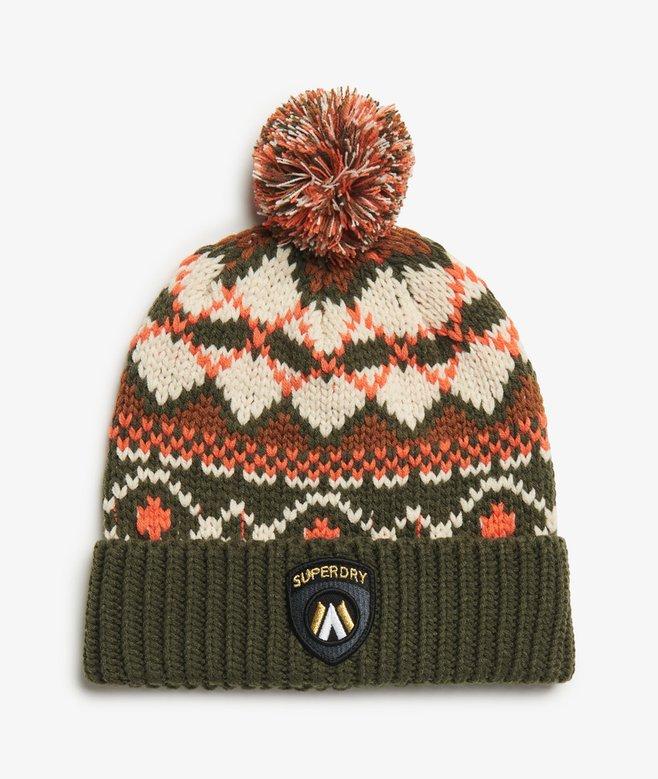 superdry Apres Ski Knitted Beanie Hat