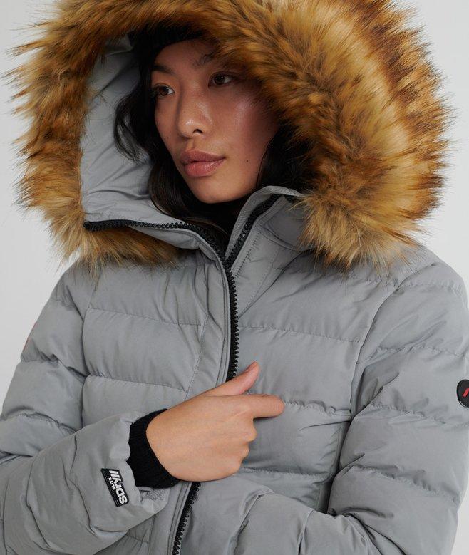 superdry Arctic Long Puffer Coat