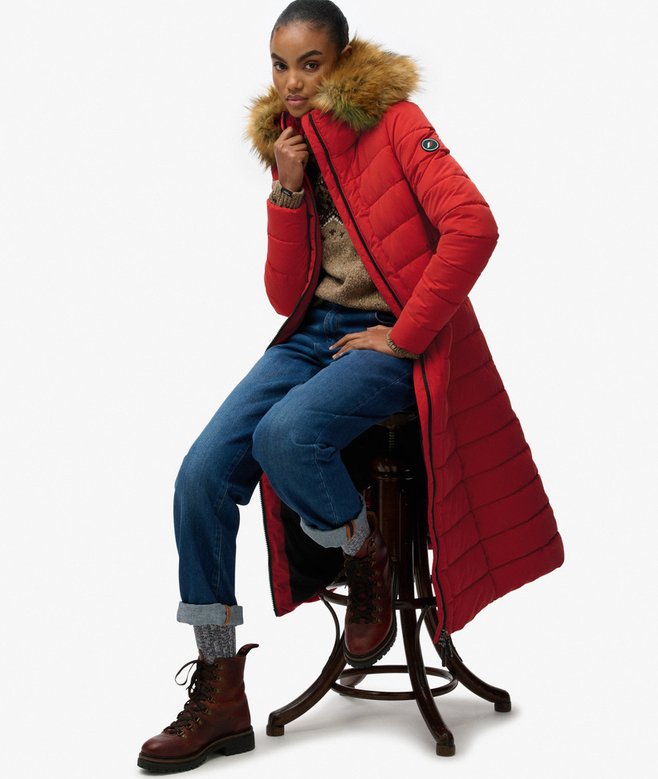 Superdry Arctic Longline Puffer Coat