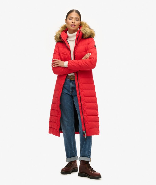 superdry Arctic Longline Puffer Coat