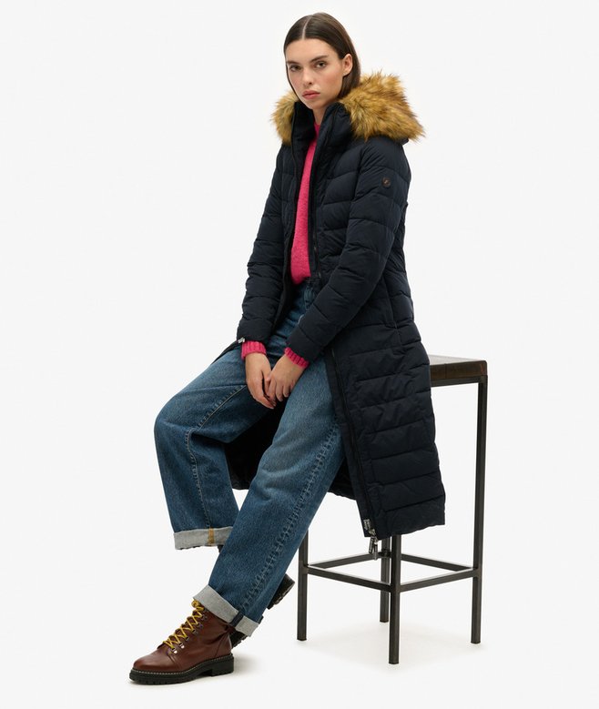 Superdry Arctic Longline Puffer Coat