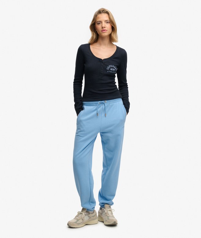 Superdry Athletic Button Down Long Sleeve Top