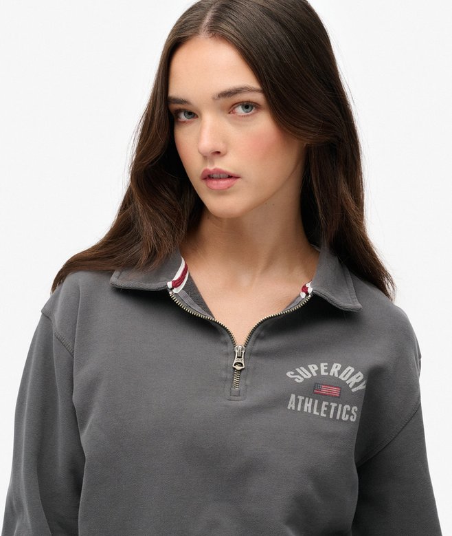 Superdry Athletic Collared Half Zip Jumper