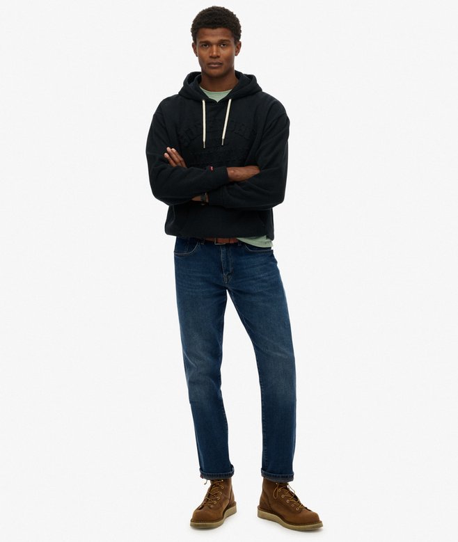 Superdry Athletic Embossed Oversized Hoodie