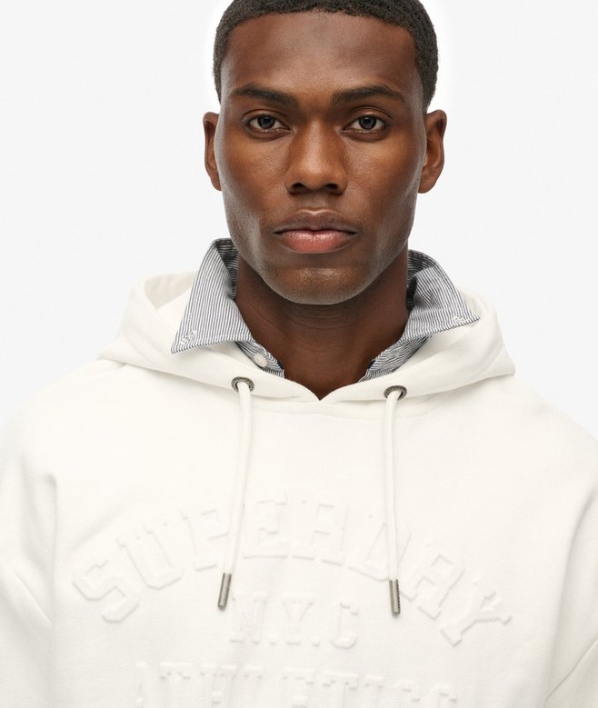 Superdry Athletic Embossed Oversized Hoodie