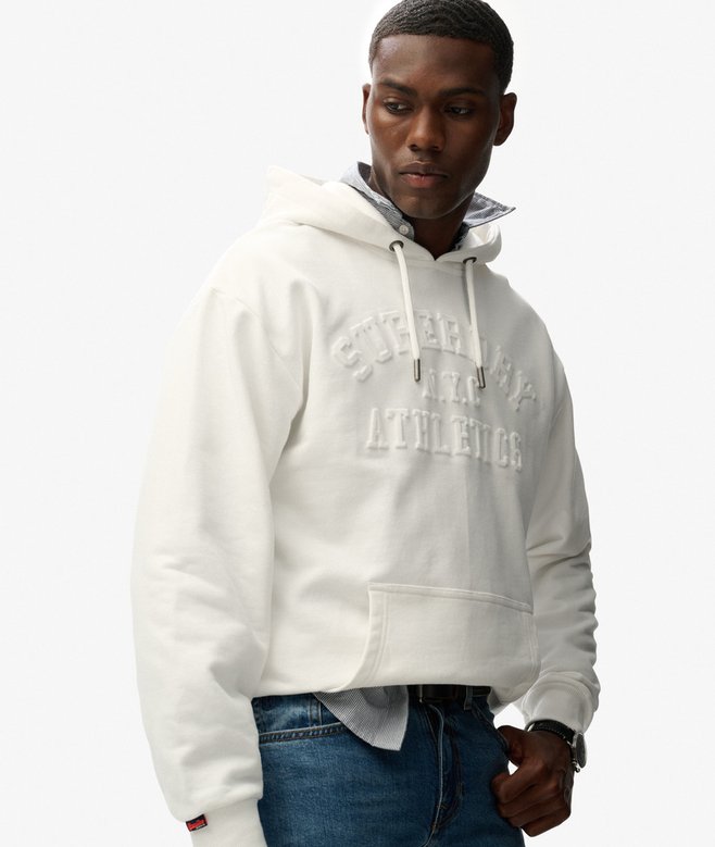 superdry Athletic Embossed Oversized Hoodie