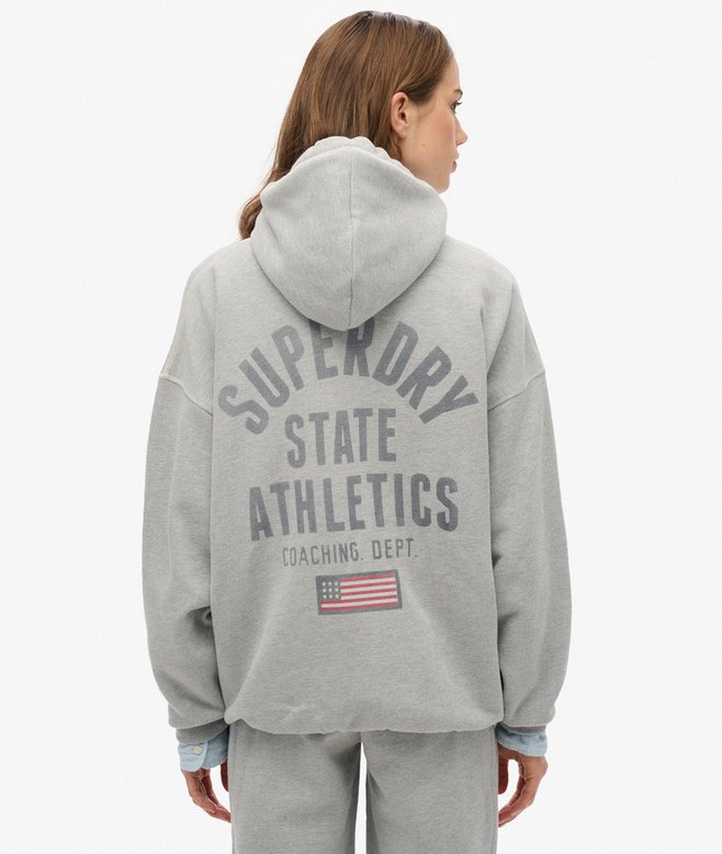 Superdry Athletic Essential Oversized Zip Hoodie