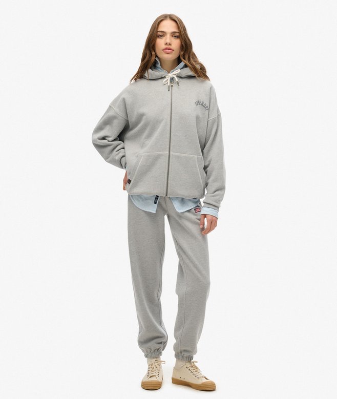 Superdry Athletic Essential Oversized Zip Hoodie